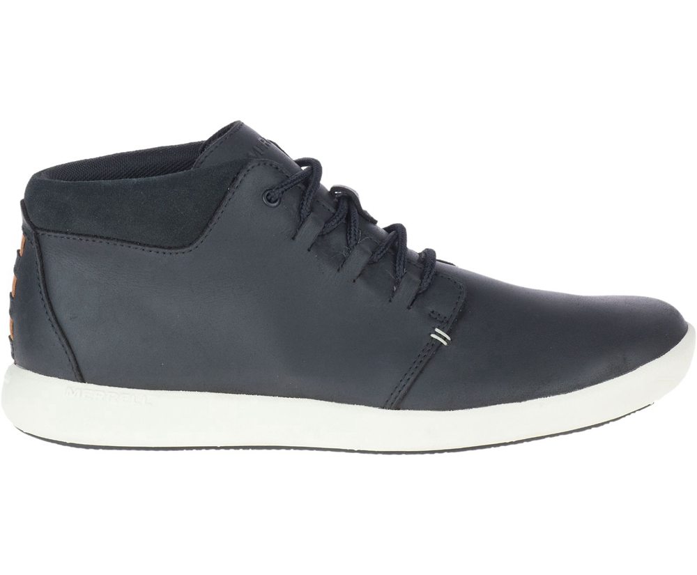 Merrell Boots Black - Freewheel 2 Chukka - Mens 08UAFBNYS